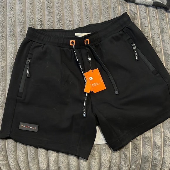 YoungLA Shorts Large Mens Youngla Shorts Black New With Tags Poshmark